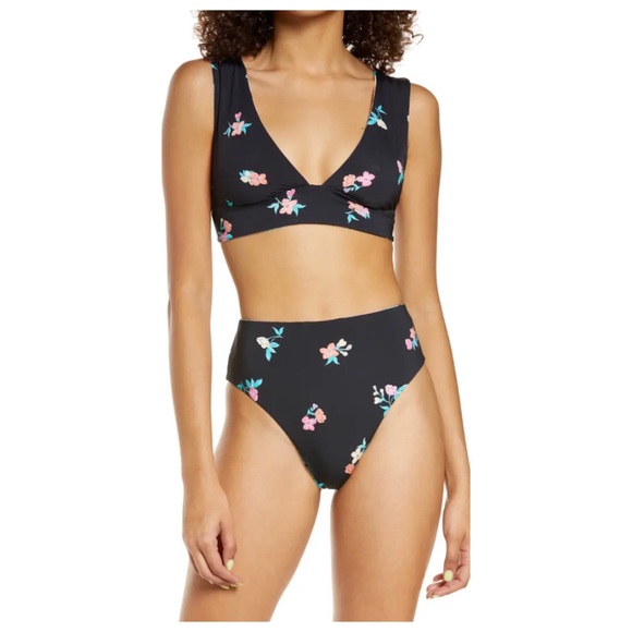 NWOT Billabong Tropic Time Reversible Bikini Set - Picture 3 of 10